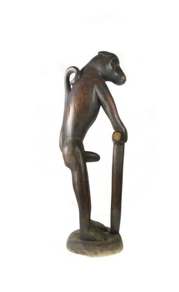 Ancienne statue de singe Newar – Pièce artisanale rare du Népal
