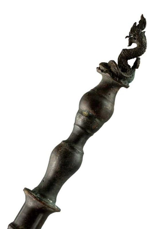 Khatvanga Ganesh avec Sceptre Phaya Naga en Laiton – Artisanat de Thaïlande
