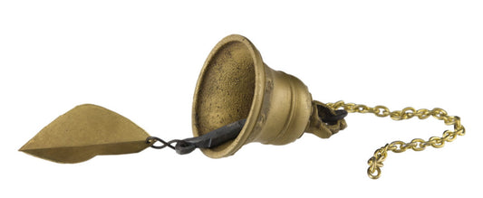 Cloche à Vent Bouddhique avec Feuille de Lotus – Alliage Bronzier