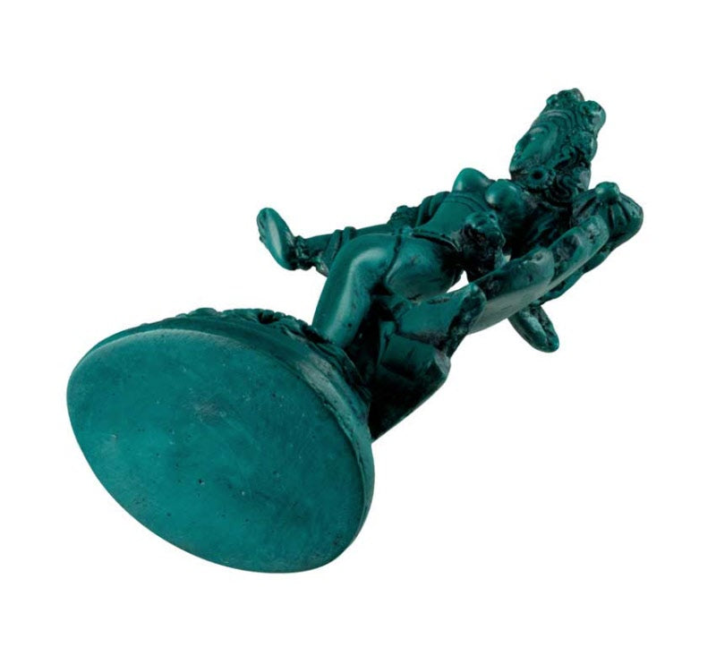Statue Bouddhiste Tara En Résine Turquoise – Artisanat Du Népal