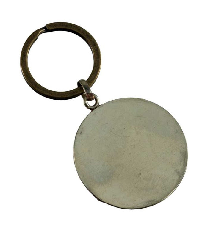 Porte-Clé Om Tibétain et Mantra Om Mani Padme Hum en Laiton – Népal