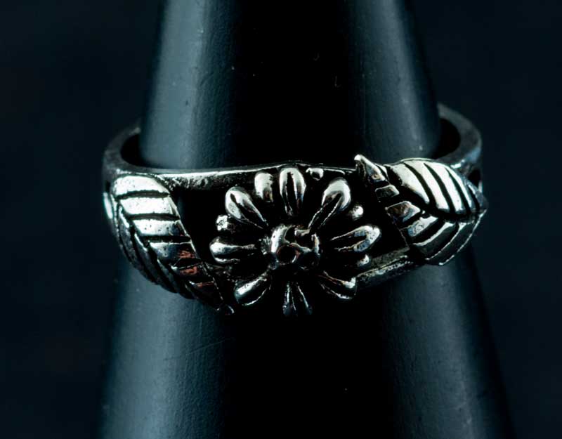 Bague de pied Fleur en argent 925 – Bijou d’orteil ethnique