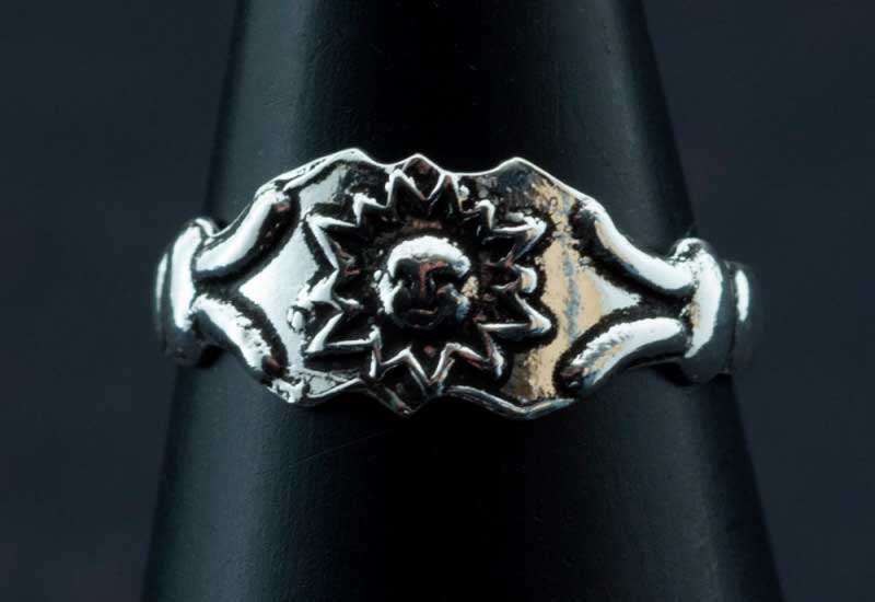 Bague de pied Soleil en argent 925 – Bijou d’orteil ethnique