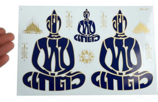 Stickers Bouddha Thaïlandais – Autocollant Sak Yant en Vinyle