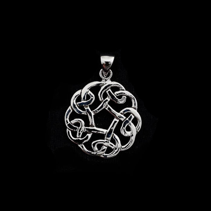 Pendentif nœud celte de Sidhe en argent 925 – Bijou mystique et symbolique