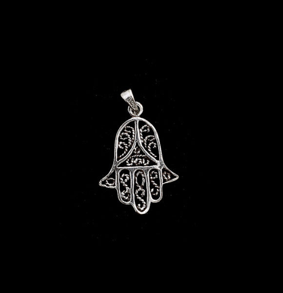 Pendentif Main de Fatma en argent 925 – Bijou spirituel et intemporel