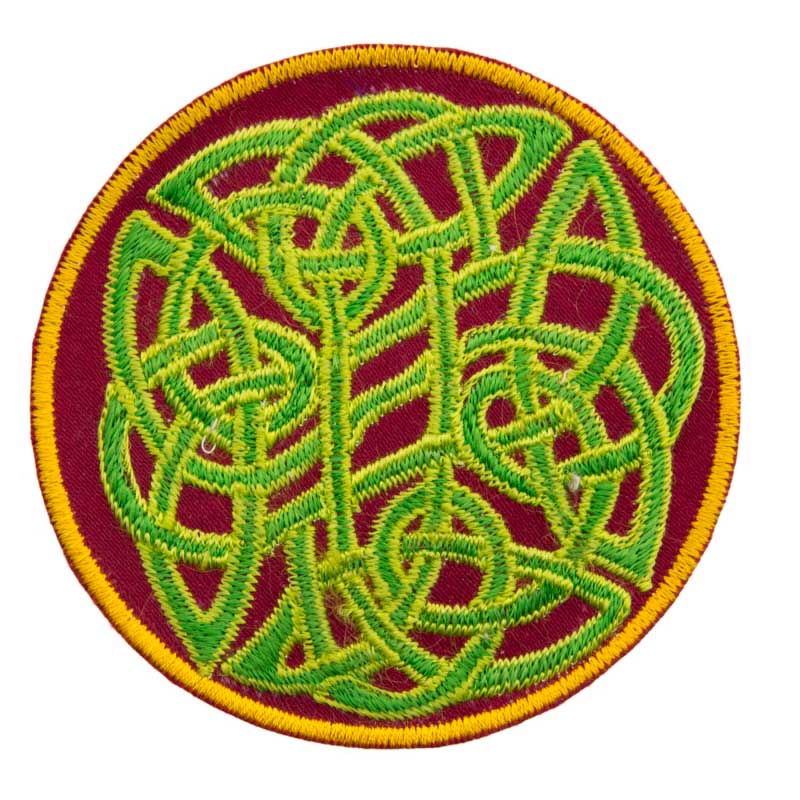 Écusson Brodé Nœud Sans Fin Runique – Symbole Viking Et Bouddhiste