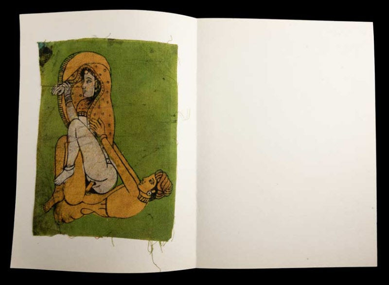 Tenture Kamasutra Batik – Miniature Érotique Indienne
