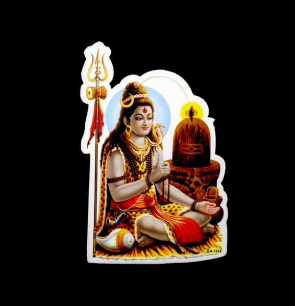 Autocollant Sticker Hindou – Shiva Avec Un Mala