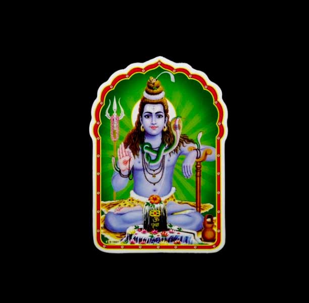 Autocollant Sticker Hindou – Shiva Et Lingam