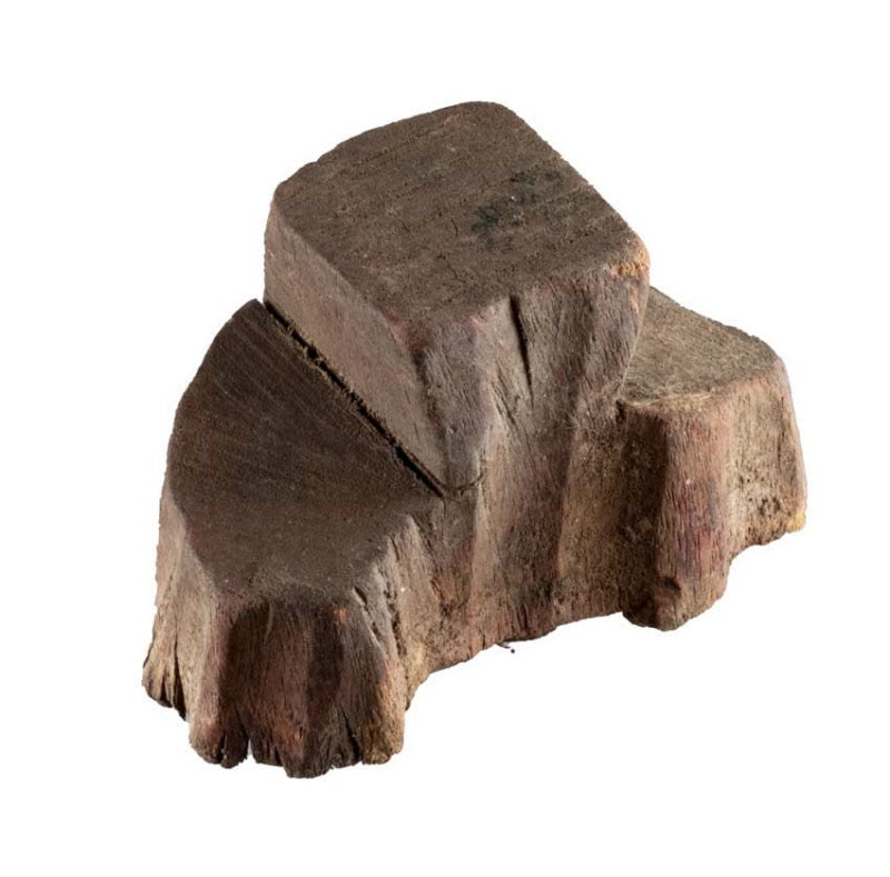 Tampon En Bois Indien Sculpté – Motif Floral Et Géométrique Du Rajasthan