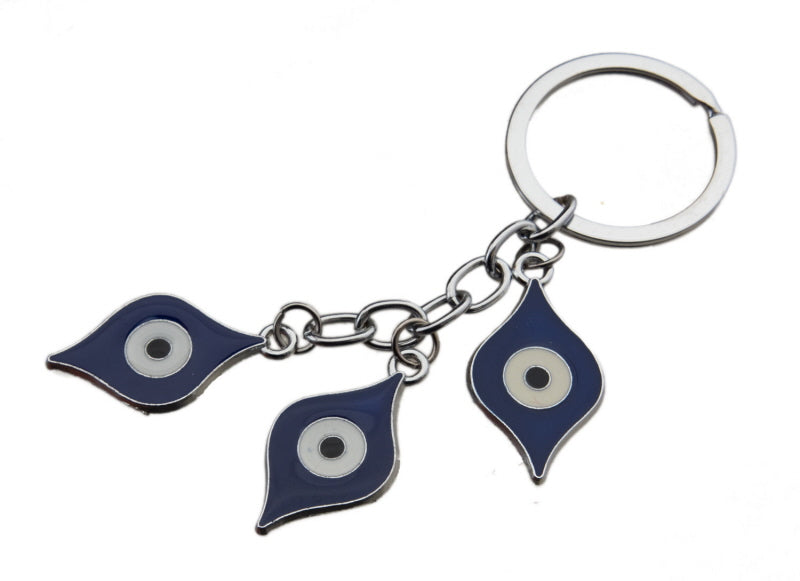 Porte-Clé Œil Turc Nazar Boncuk – Symbole Protecteur en Métal
