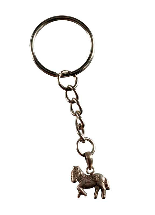 Bijou de Sac Cheval Tibétain Lungta – Cheval du Vent en Métal