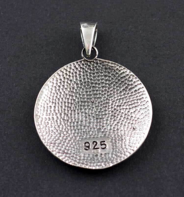 Pendentif sceau de l’Archange Samaël – bijou talisman de protection en argent massif 925