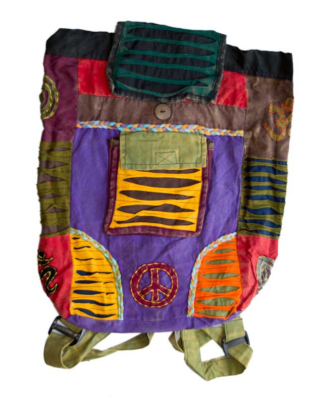 Sac À Dos En Bandoulière Ethnique Hippie Baba Cool Du Népal