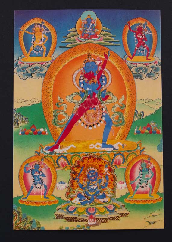 Carte Postale Chakrasamvara Vajravarahi – Symbole Bouddhiste Tibétain