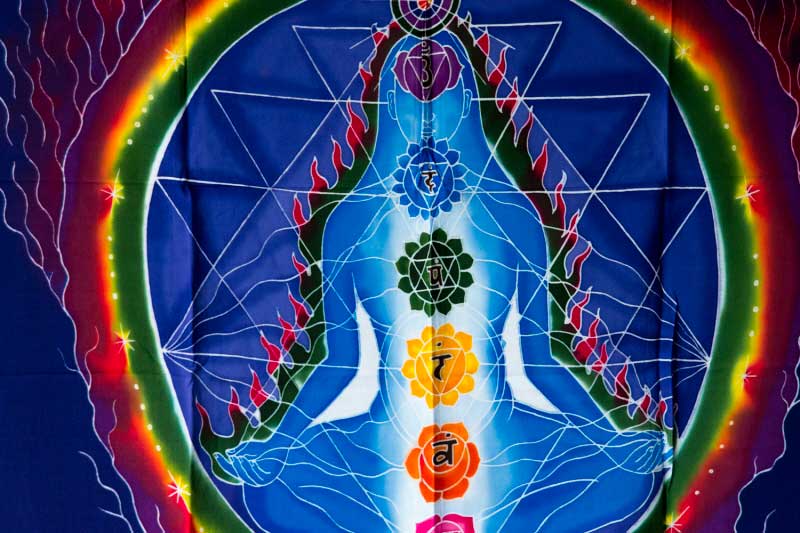 Batik Chakra Connexion – Peinture Artisanale sur Coton de Bali