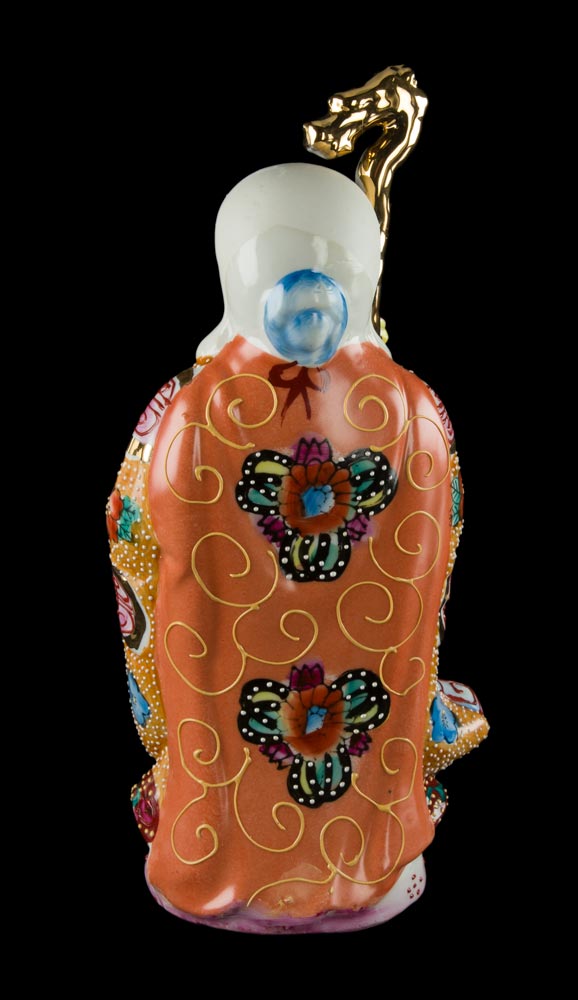 Trois Sages Chinois Fuk Luk Sau – Statuettes en Porcelaine de Chine