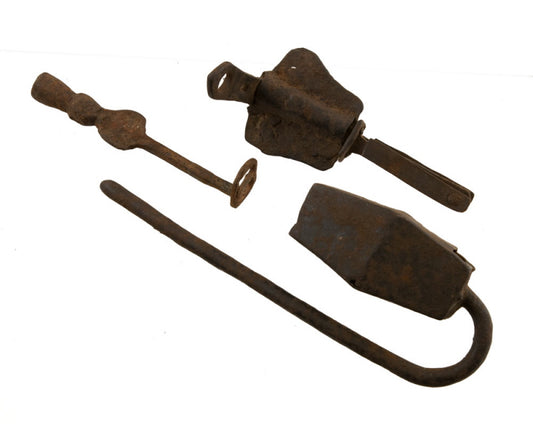 Cadenas Ancien Traditionnel du Népal et du Tibet en Fer Forgé