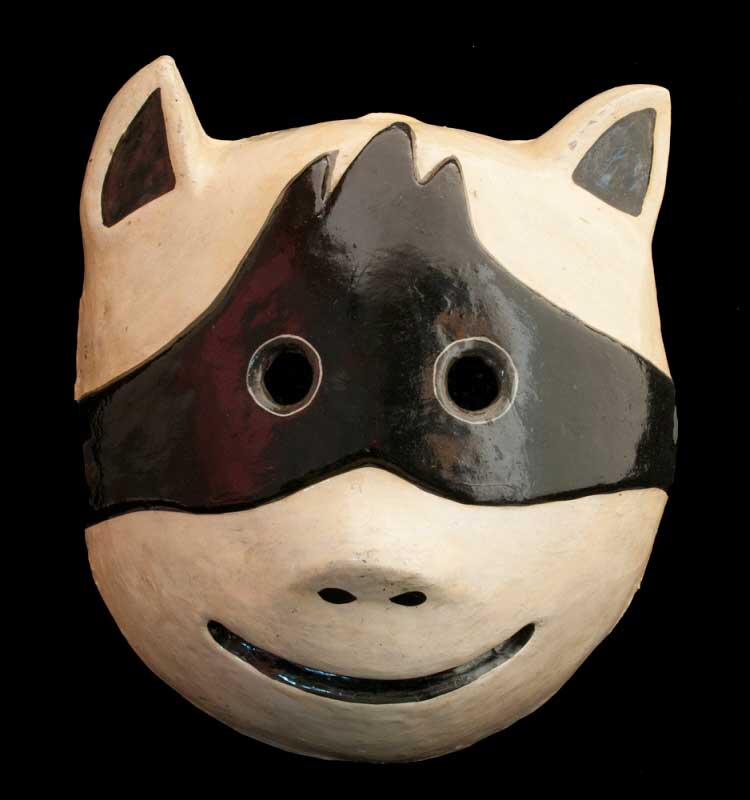 Masque Panda De Danse Ethnique – Masque De Rituel Népalais Indra Jatra