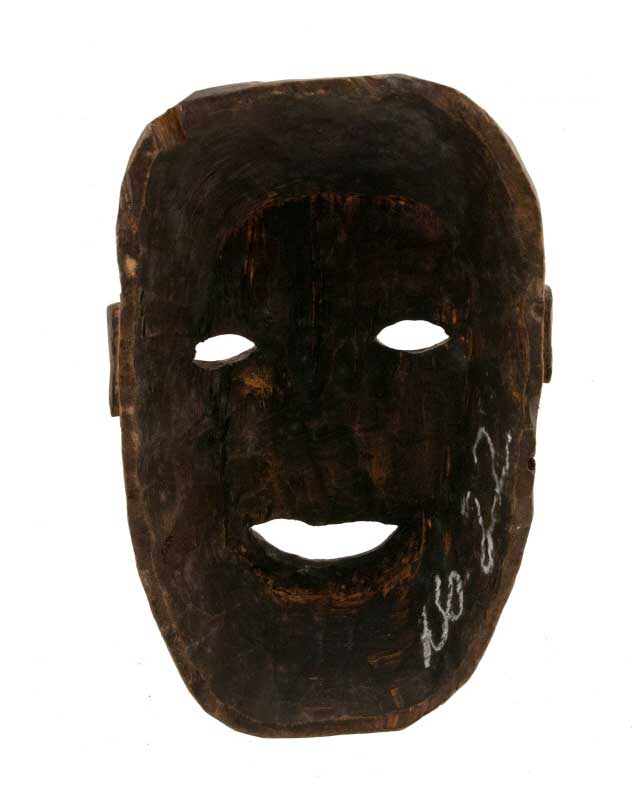Masque De Chamane Népalais – Art De L’Himalaya – Bois