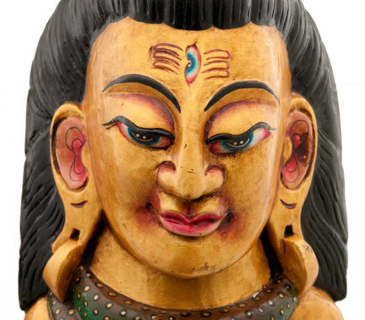 Masque Lord Shiva Népalais – Masque Protecteur – Art De L’Himalaya