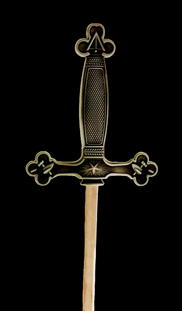 Épée Dague Franc-Maçon en Acier – Symboles Maçonniques