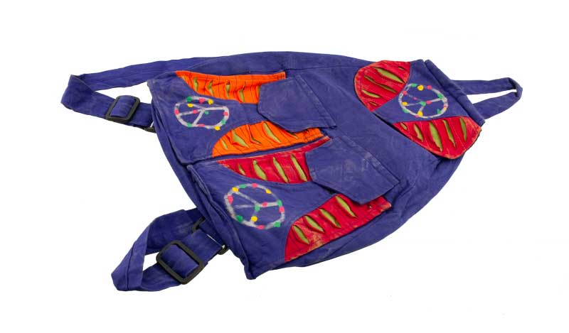 Sac À Dos En Bandoulière Ethnique Hippie Baba Cool De L’Inde