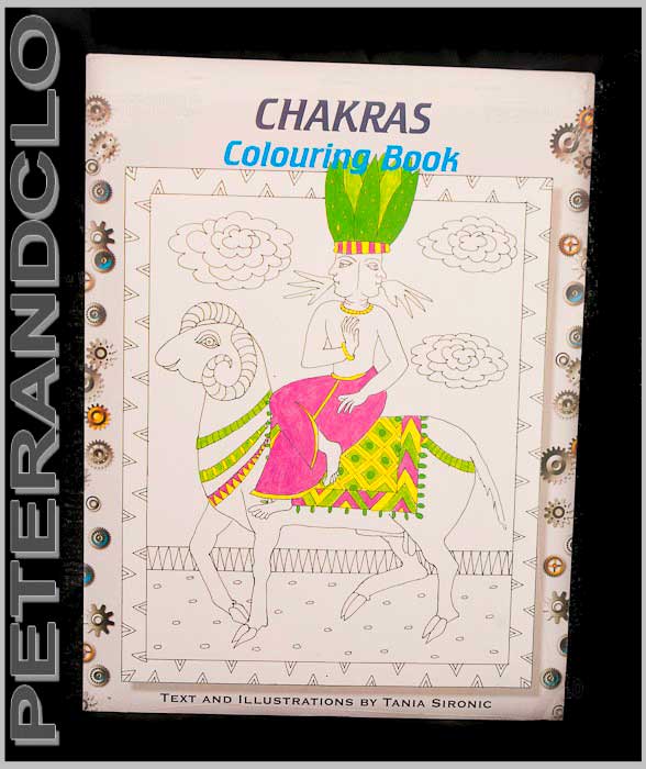 Cahier / livre de coloriage chakras hindous – 12 illustrations spirituelles pour adultes et enfants