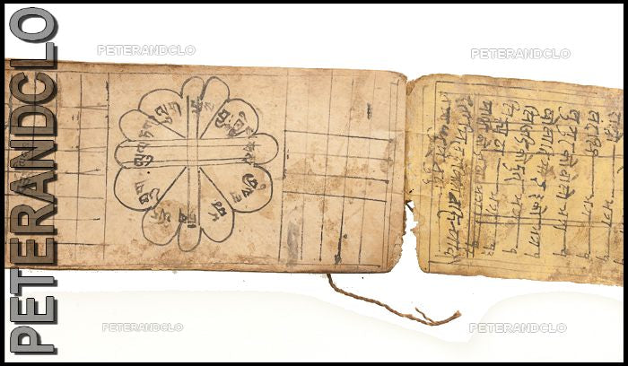 Ancien Livre de Prières Tibétain Bouddhiste – Manuscrit Rare de Tradition Tibétaine