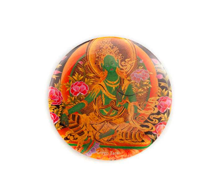 Magnet Green Tara Verte – Déité Du Bouddhisme Tibétain