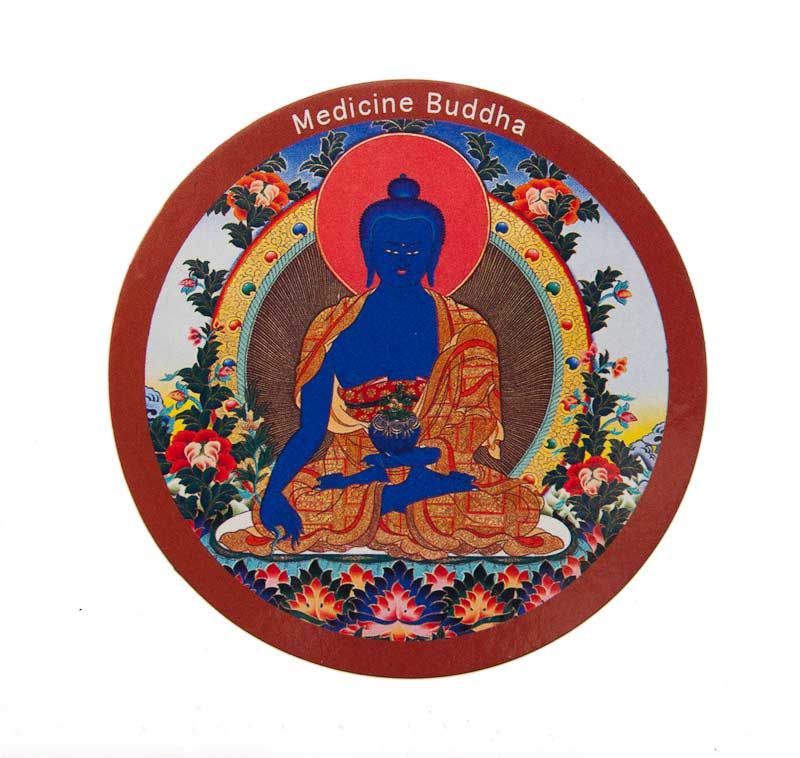 Magnet Bouddha Médecine – Symbole De Guérison Du Bouddhisme Tibétain