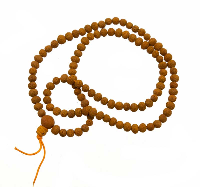 Mala Tibétain En Graines De Raktu – Chapelet Bouddhiste De Méditation