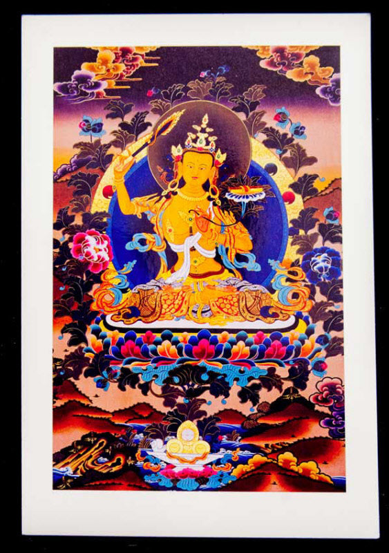 Carte Postale Manjushri Bouddhiste du Népal