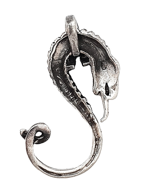 Pendentif Dragon en Argent Massif 925 – Bijou Mythique et Protecteur