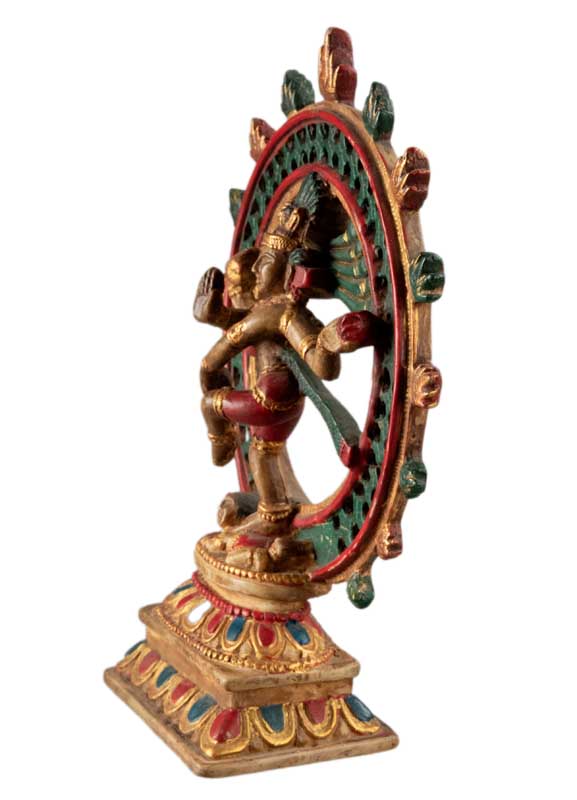 Statue Shiva Nataraja en Résine – Danse Cosmique du Népal
