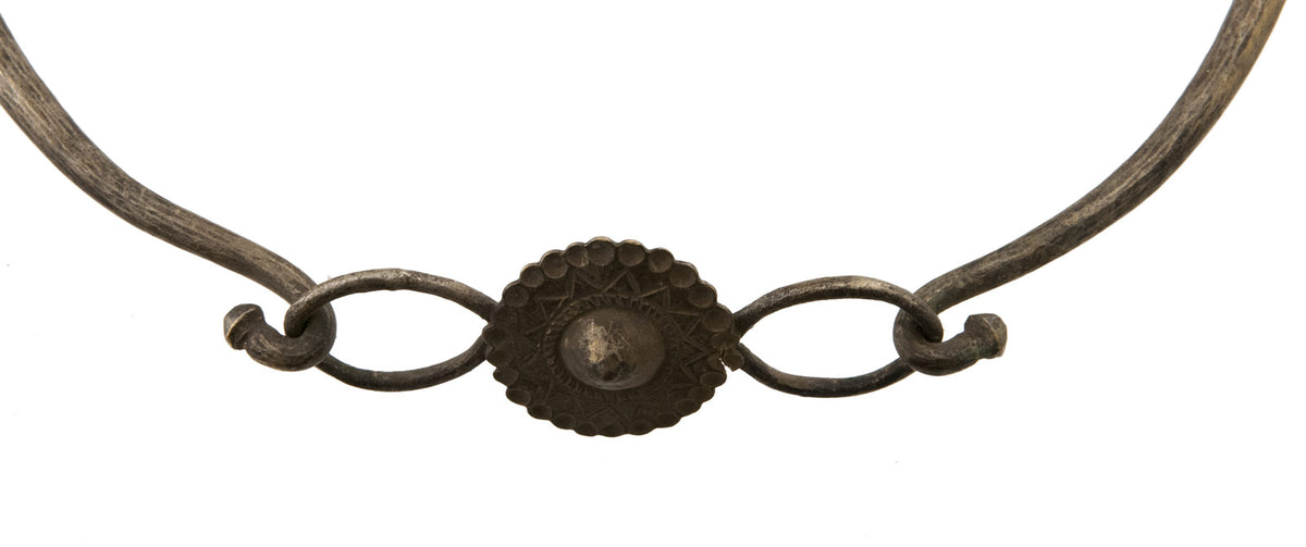Collier Ethnique Hansuli – Ancienne Torque Tharu Du Népal