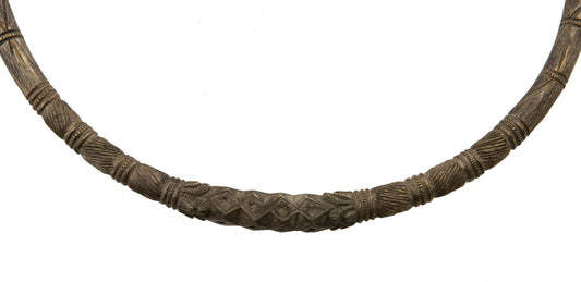 Collier Ethnique Hansuli Tharu – Ancienne Torque Tribale du Népal