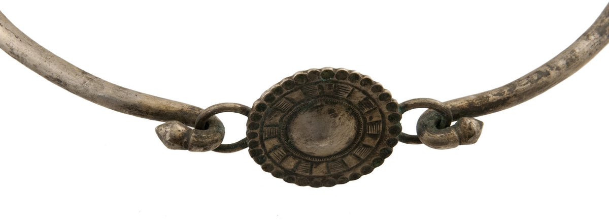 Collier Ethnique Hansuli – Ancienne Torque Tharu Du Népal