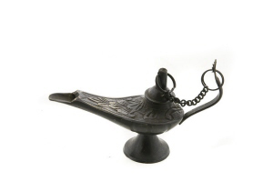 LAMPE DALADIN BRULE ENCENS EN CONE CONTE DE FEE 8B PETERANDCLO 4575