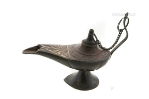LAMPE DALADIN BRULE ENCENS EN CONE CONTE DE FEE 11C ROUGE PETERANDCLO 4571