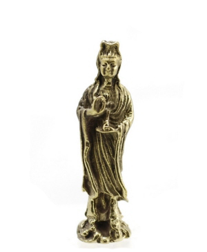 AMULETTE de BOUDDHA PROTECTION GUAN YIN TALISMAN D29