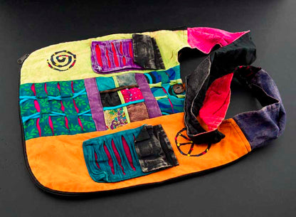 Sac À Main En Bandoulière Népalais – Gibecière Ethnique Hippie Baba Cool