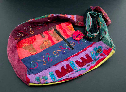 Sac À Main En Bandoulière Ethnique Hippie – Gibecière Népal