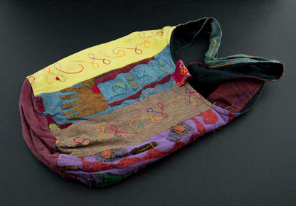 Sac À Main En Bandoulière Ethnique Hippie – Gibecière Népal