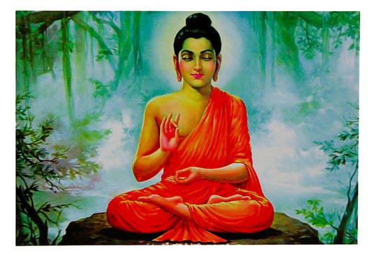 Carte Postale Bouddha Gautama – Symbole D’Éveil Et De Sagesse Du Népal