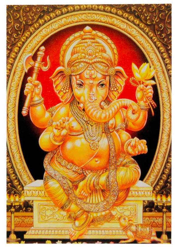 Carte Postale Ganesh – Divinité Hindoue De L’Inde