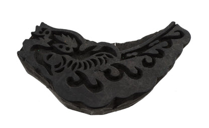 Ancien Grand Tampon Indien En Bois Bunta – Batik Et Textile