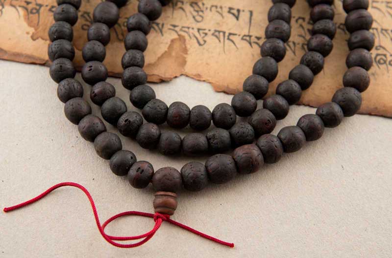 Ancien Mala Tibétain De Moine Bouddhiste – Bodhi Tree Du Népal