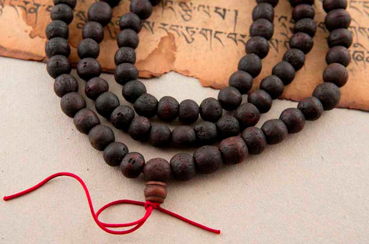 Ancien Mala Tibétain De Moine Bouddhiste – Bodhi Tree Du Népal